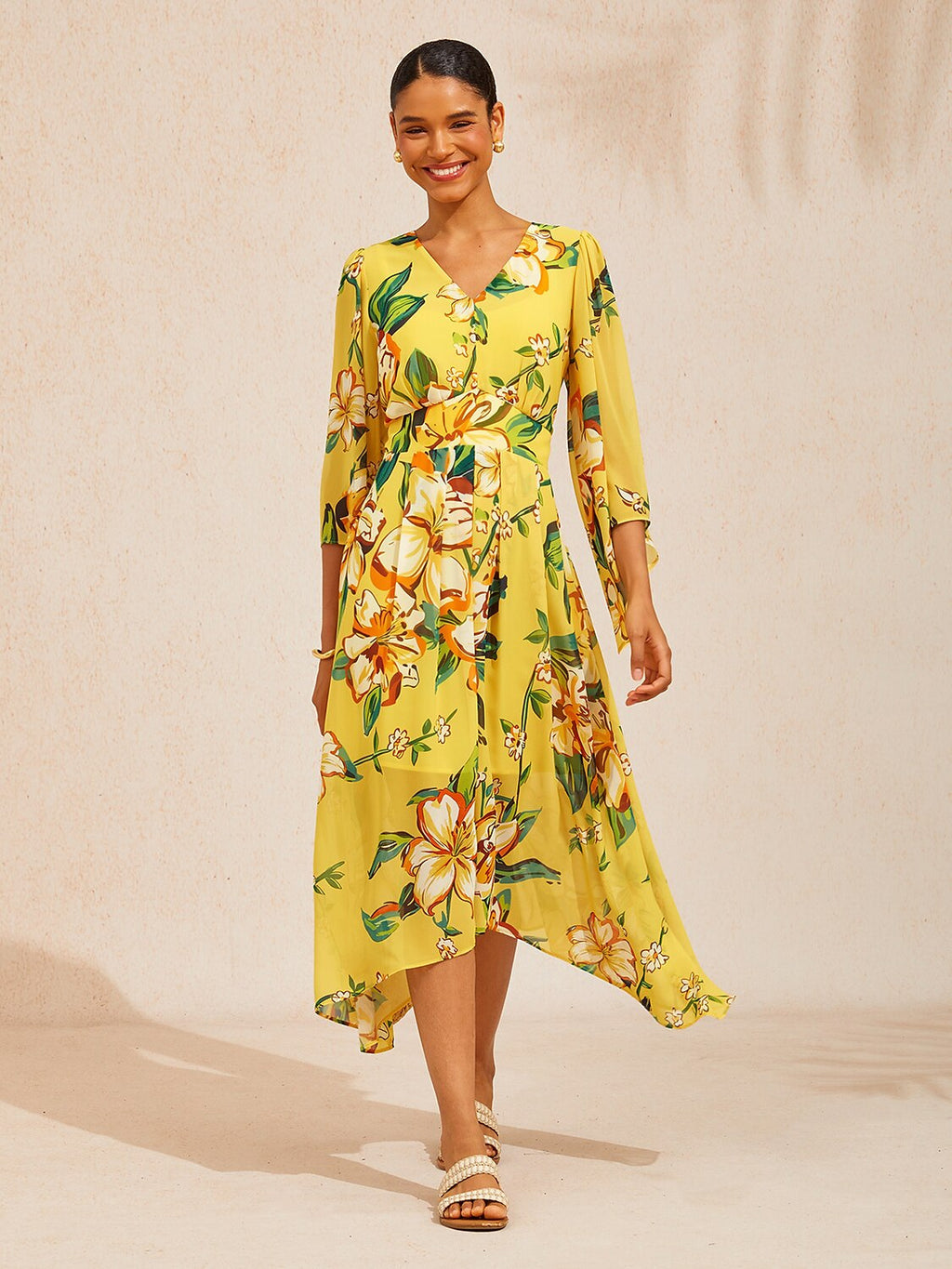 Vestido largo vaporoso