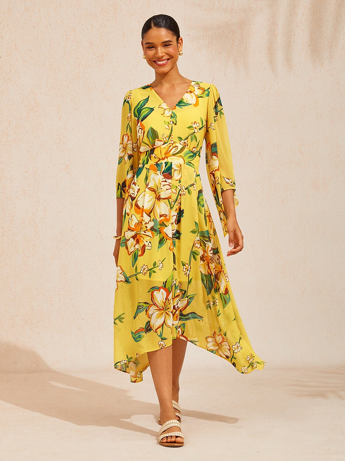 Vestido largo vaporoso