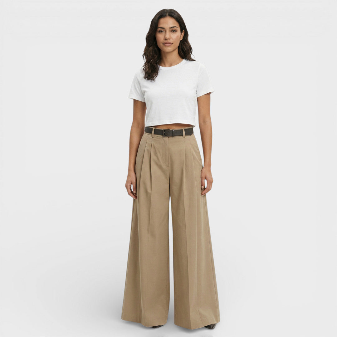 Pantalón fluido elegante