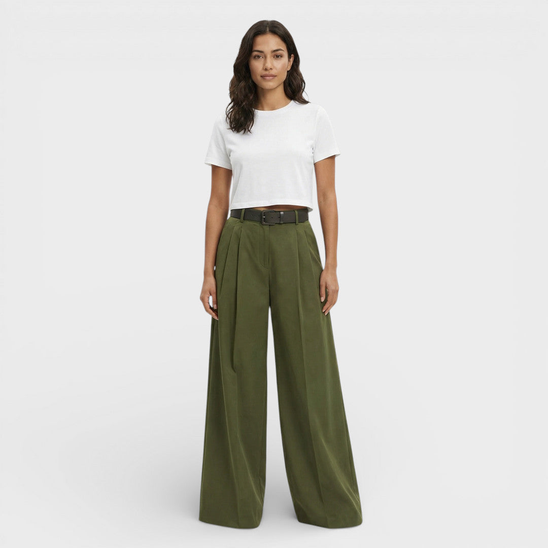 Pantalón fluido elegante