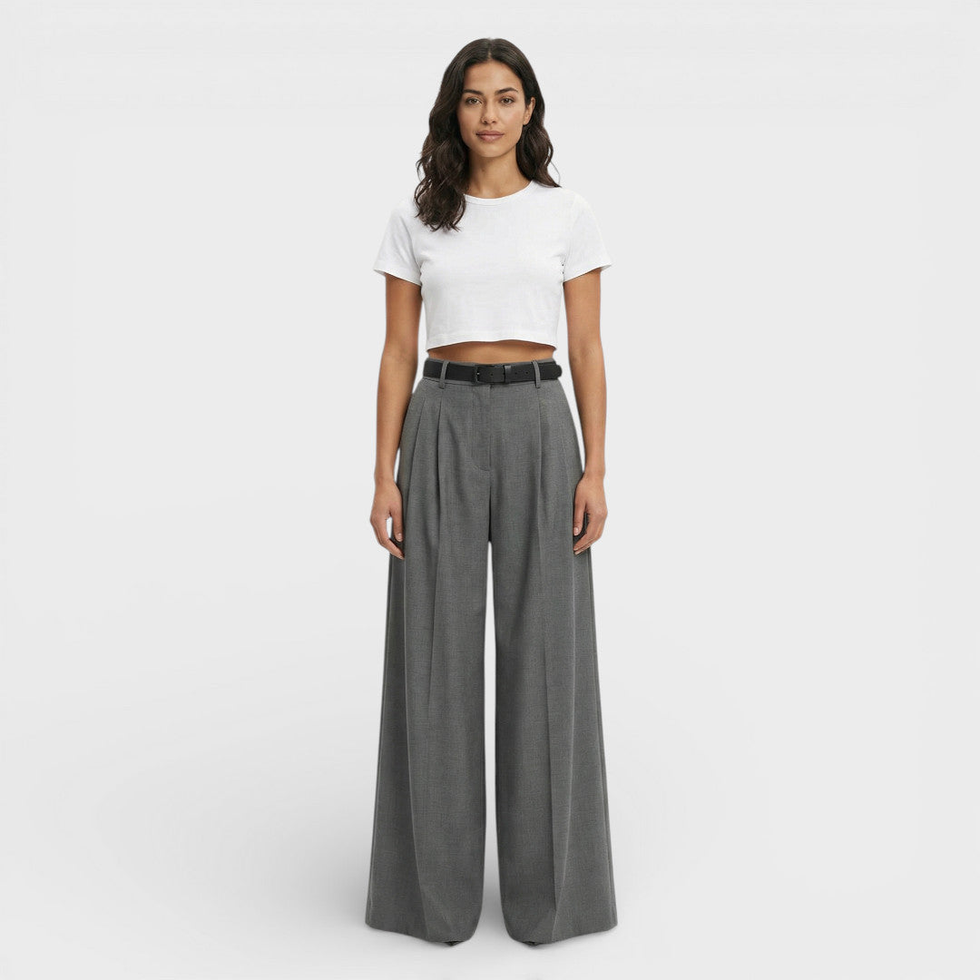 Pantalón fluido elegante