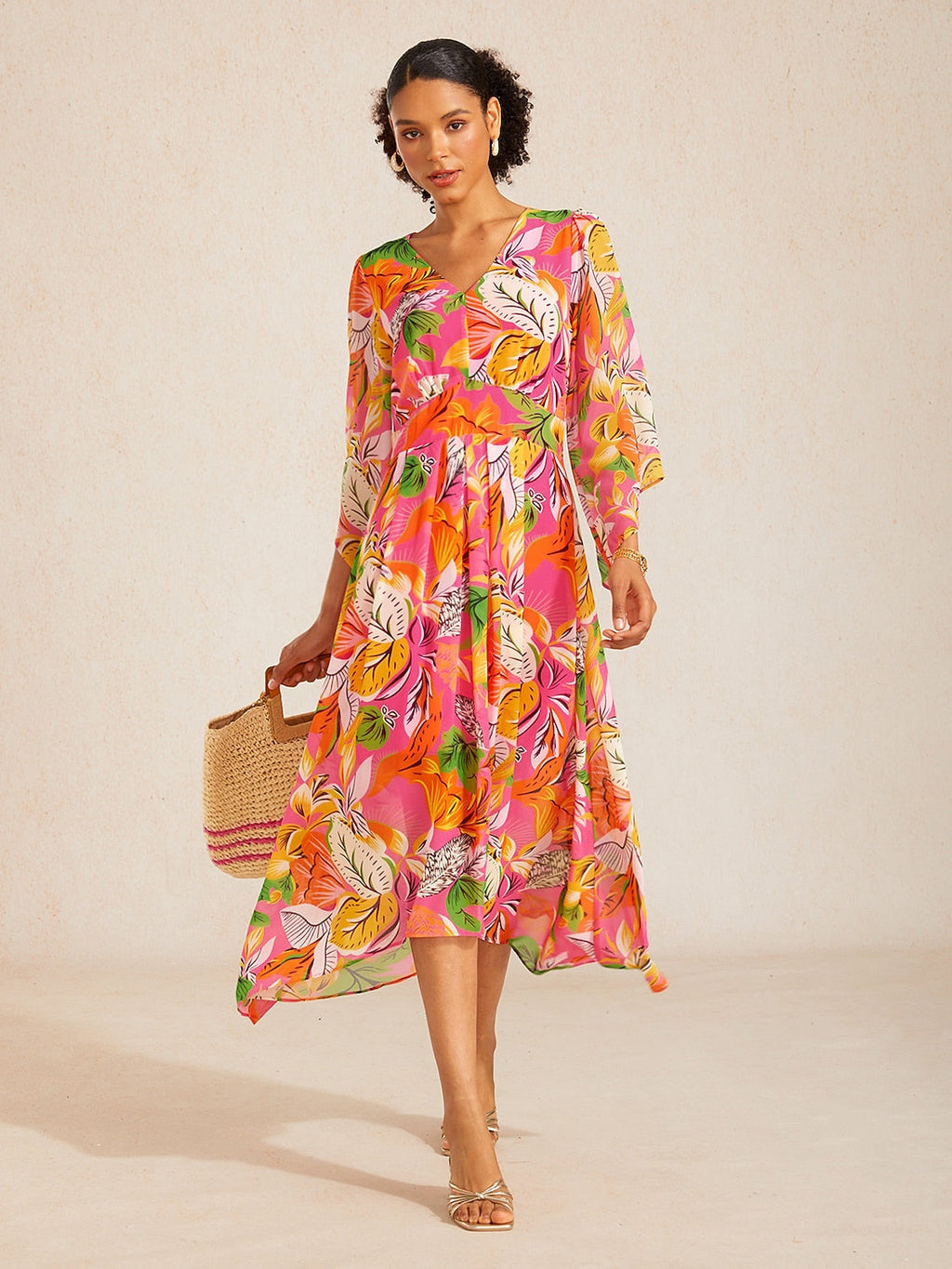 Vestido largo vaporoso