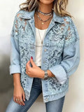 Chaqueta vaquera encaje
