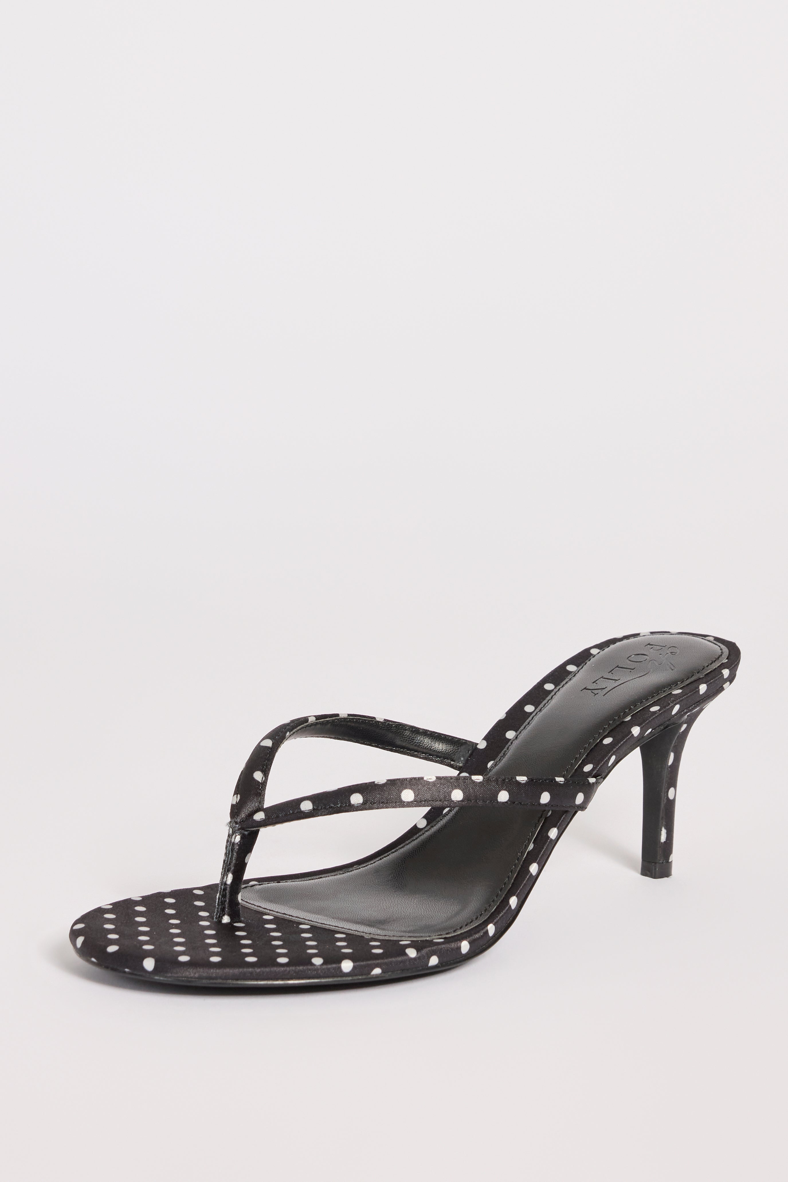 Sandalias satén negras