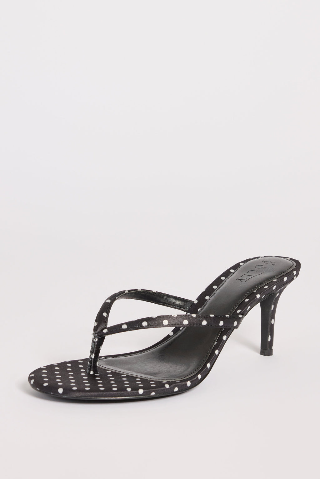 Sandalias de satén negras