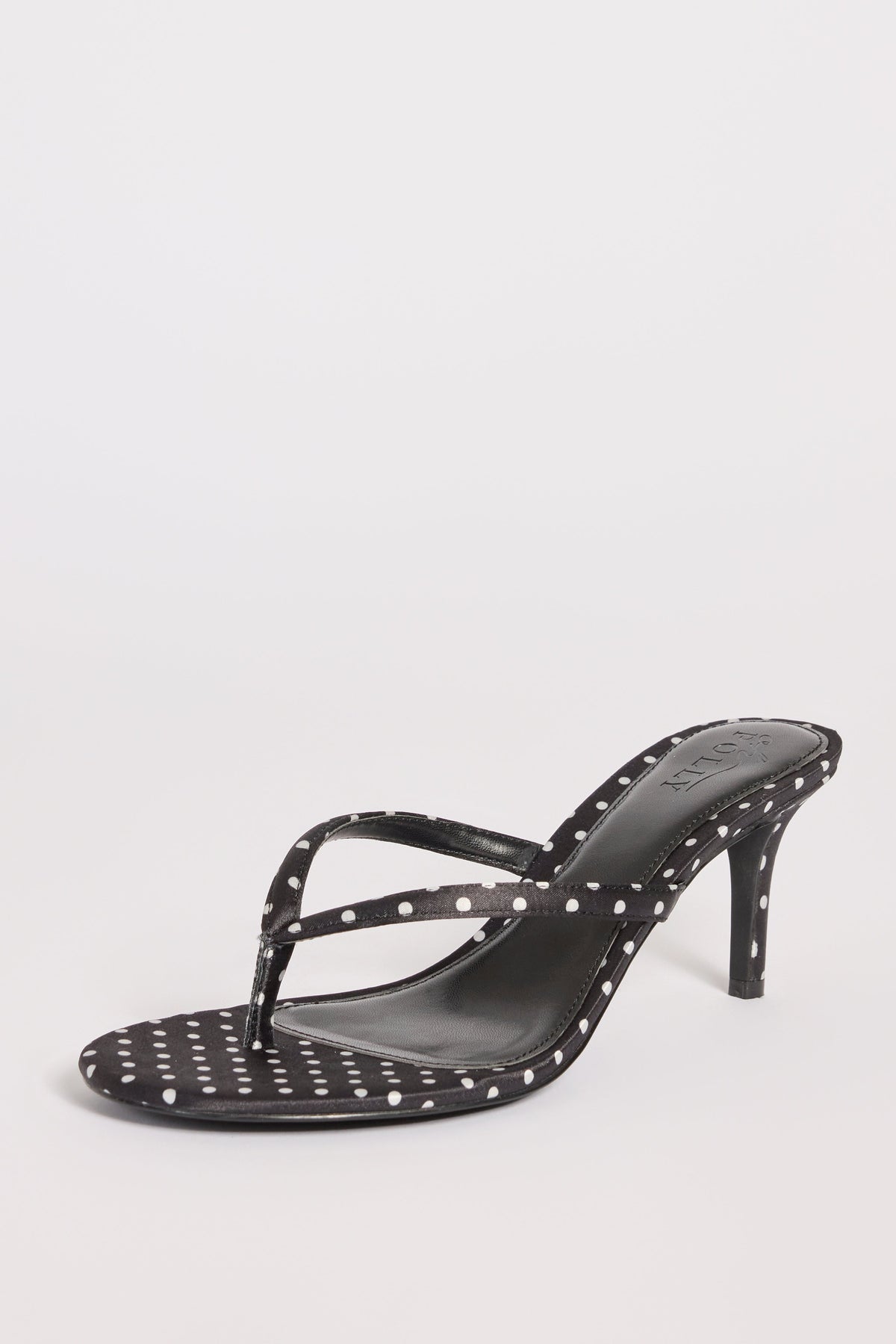 Sandalias de satén negras