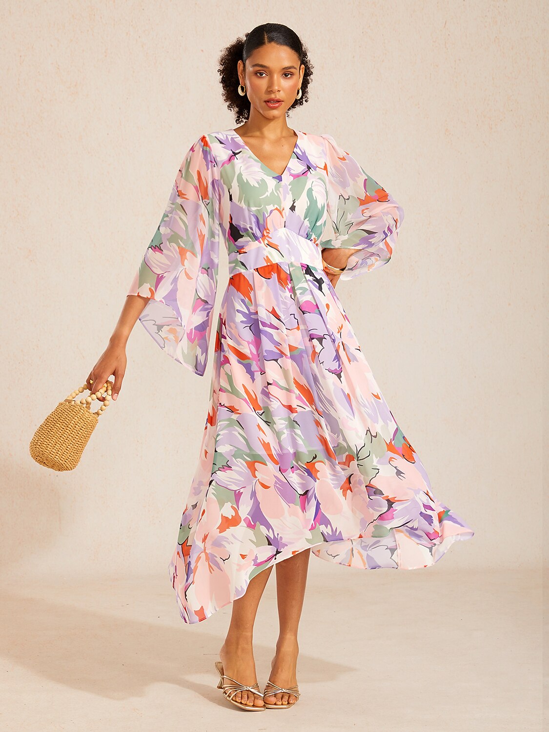Vestido largo vaporoso