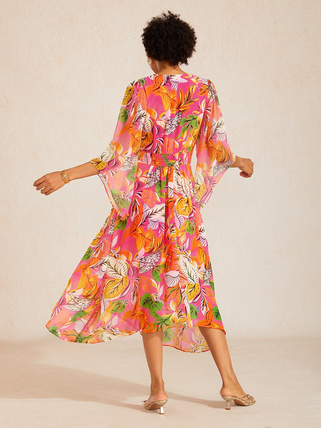 Vestido largo vaporoso