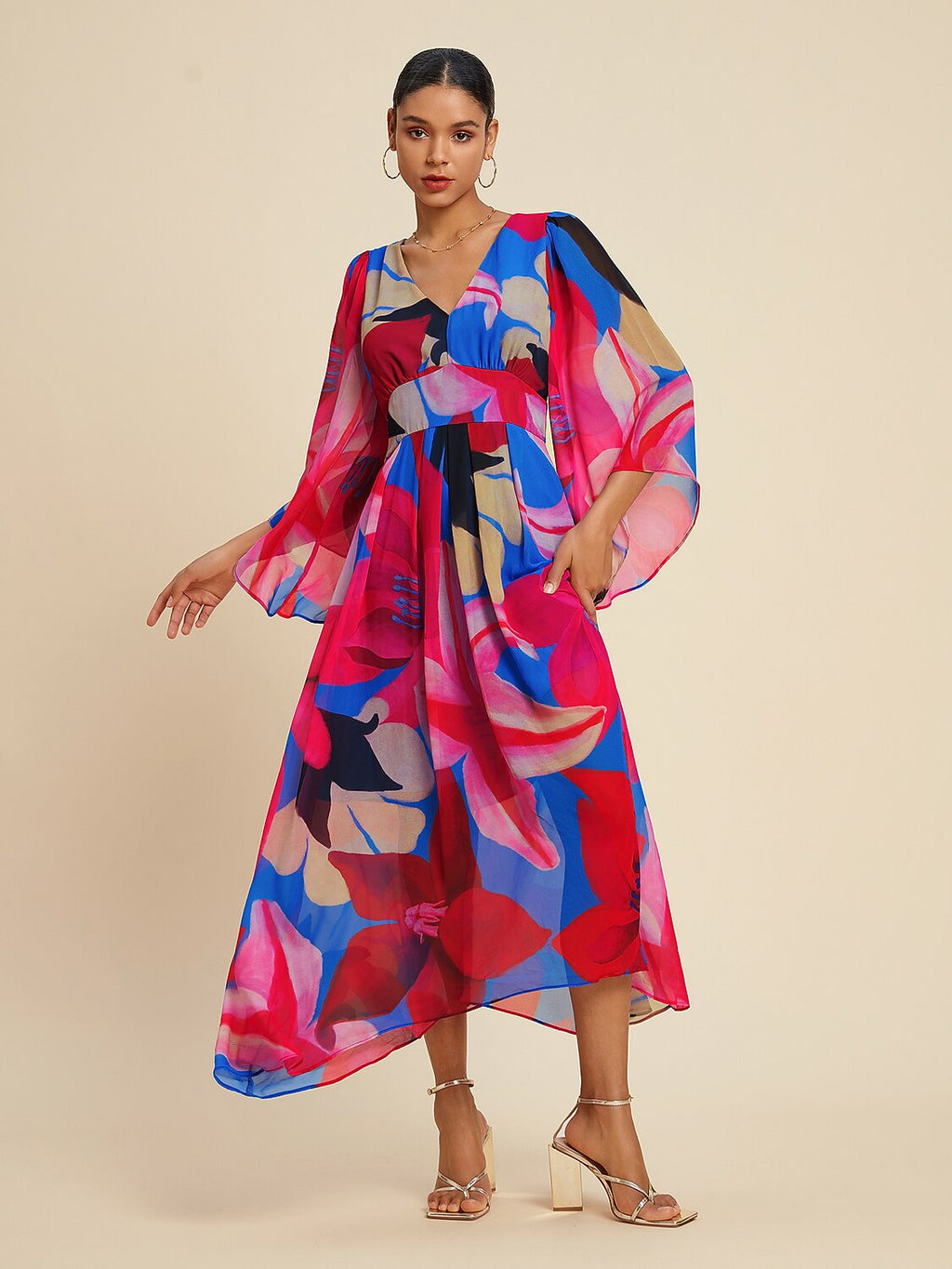 Vestido largo vaporoso