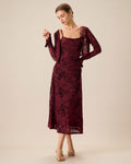 Vestido de lencero con estampado floral