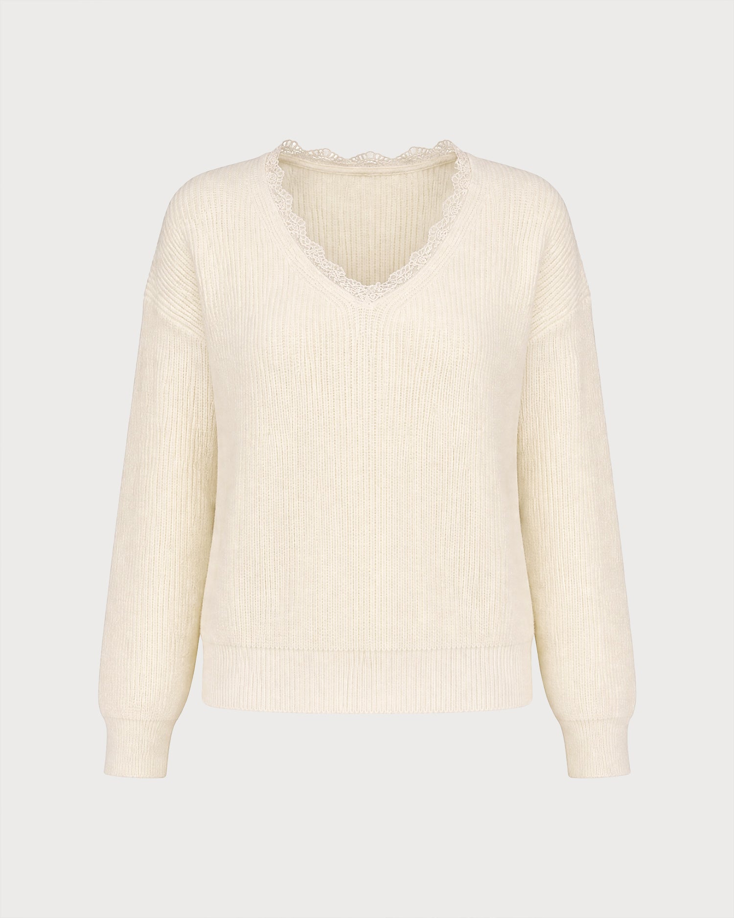 Jersey de punto cuello V