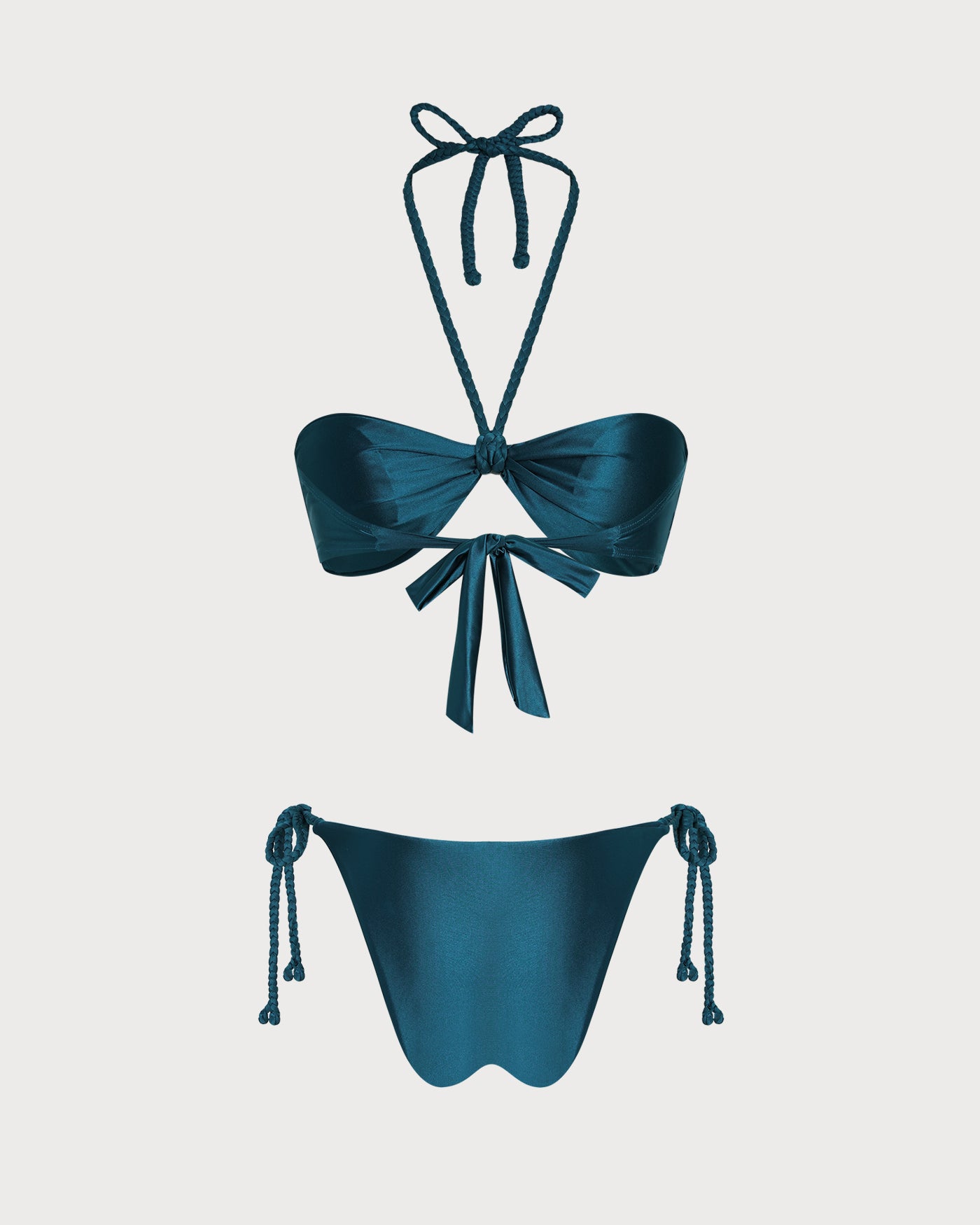 Bikini verde halter