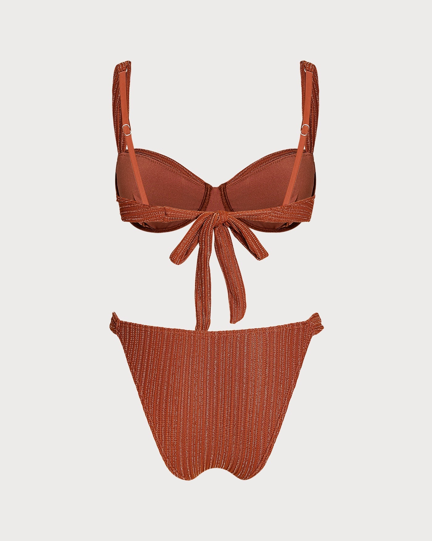 Bikini lentejuelas rojo