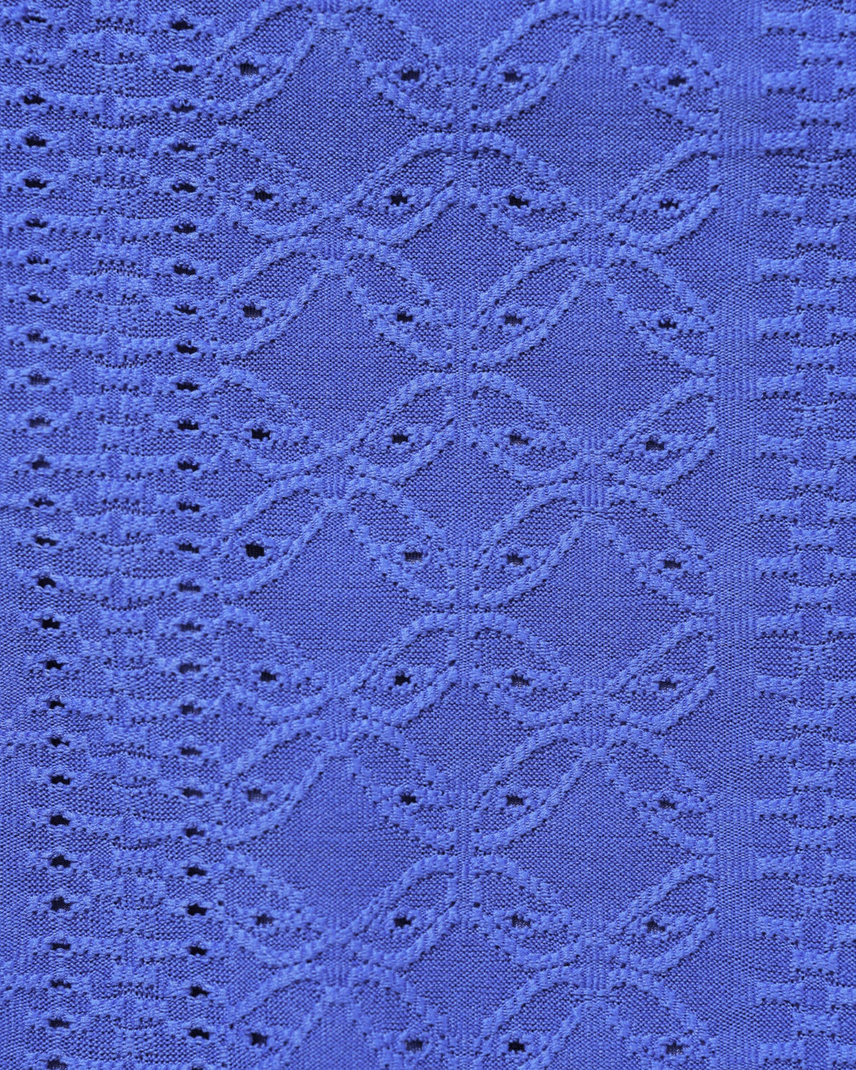 Conjunto de bikini azul texturizado con aros y detalles de cordón ajustable