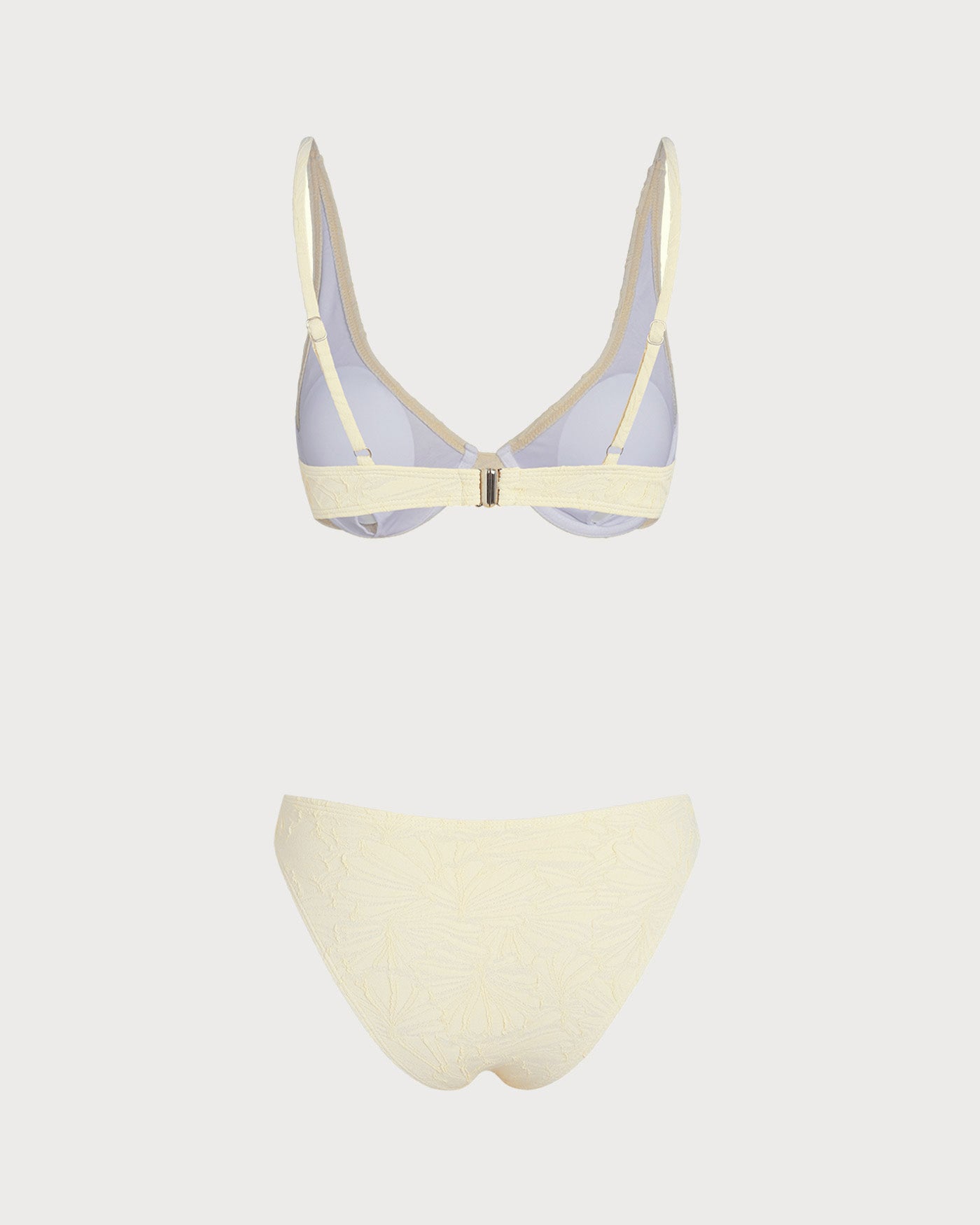Bikini jacquard beige