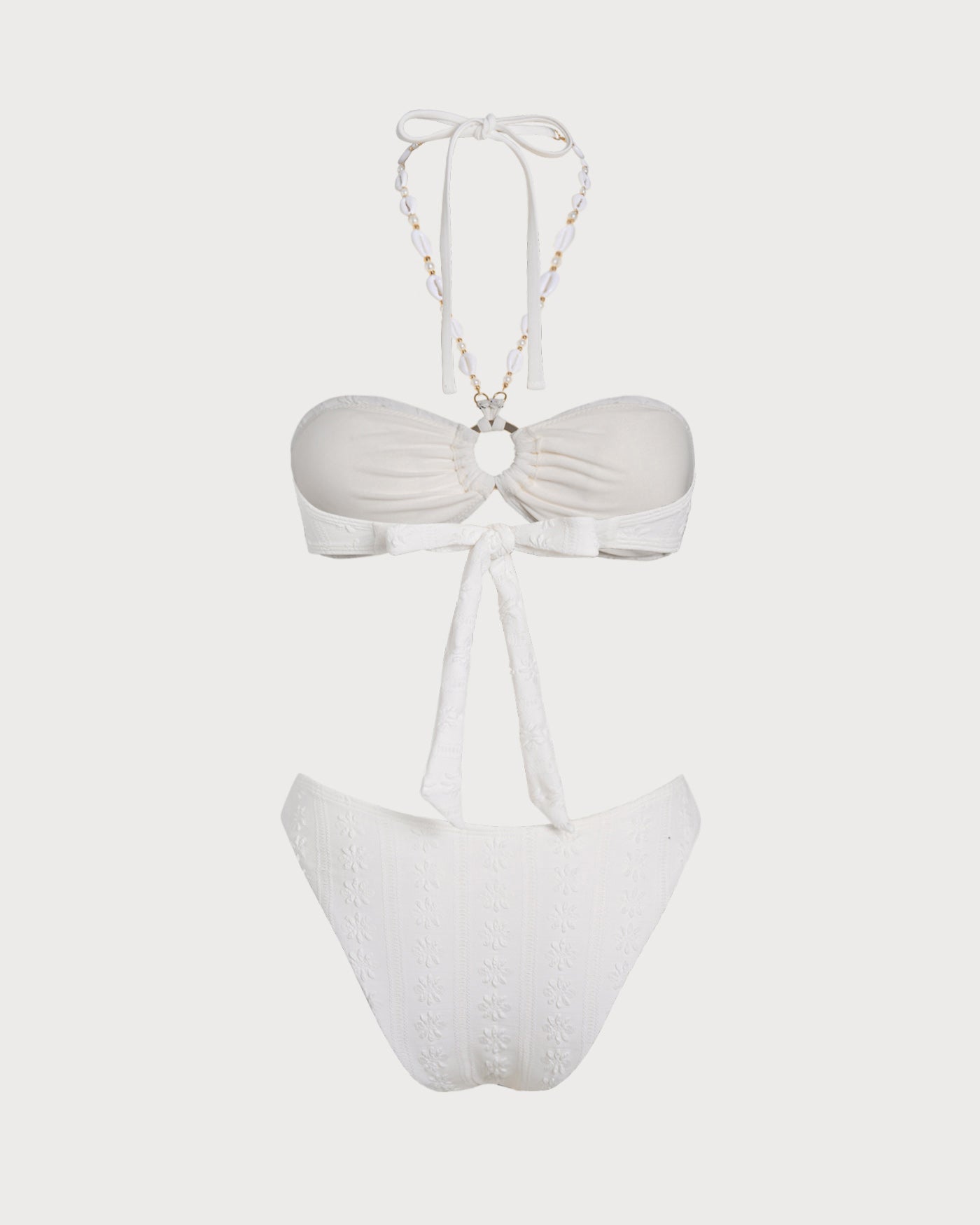 Bikini blanco halter