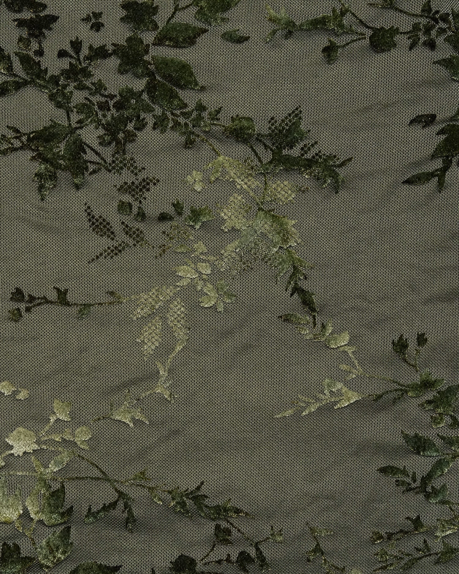 Vestido verde floral