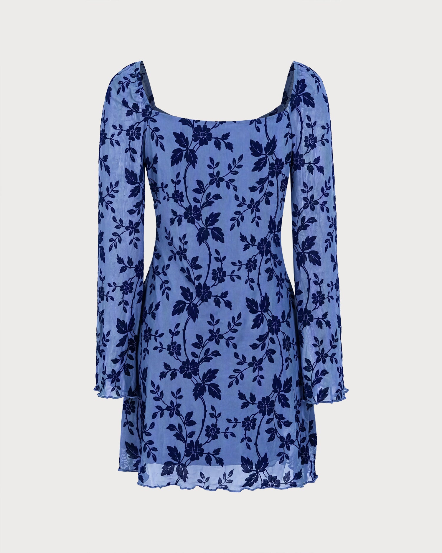 Vestido floral escote V