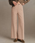 Pantalones informales de color caqui