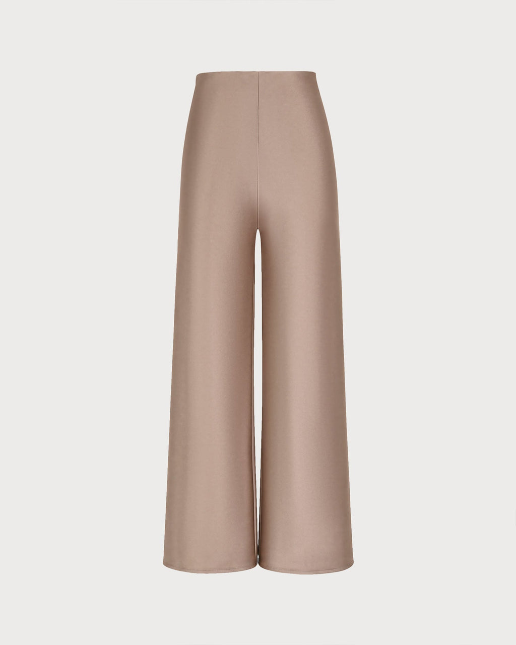Pantalones lisos de corte recto