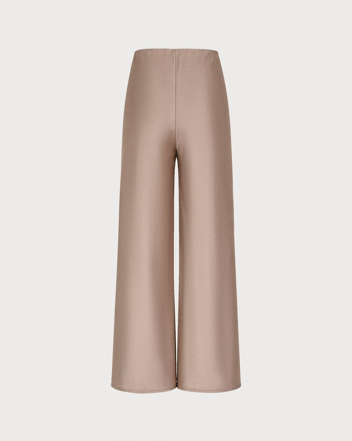 Pantalones lisos de corte recto