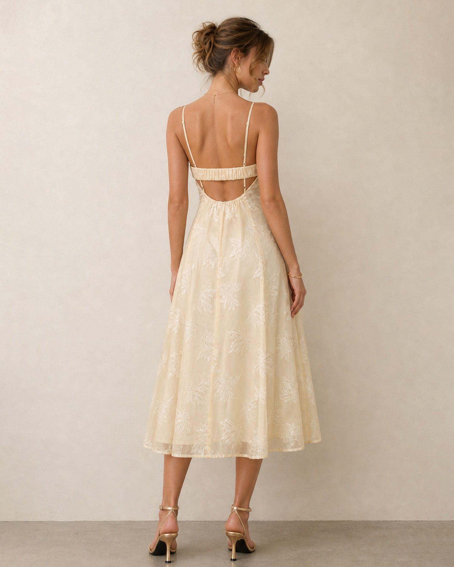 Vestido de jacquard