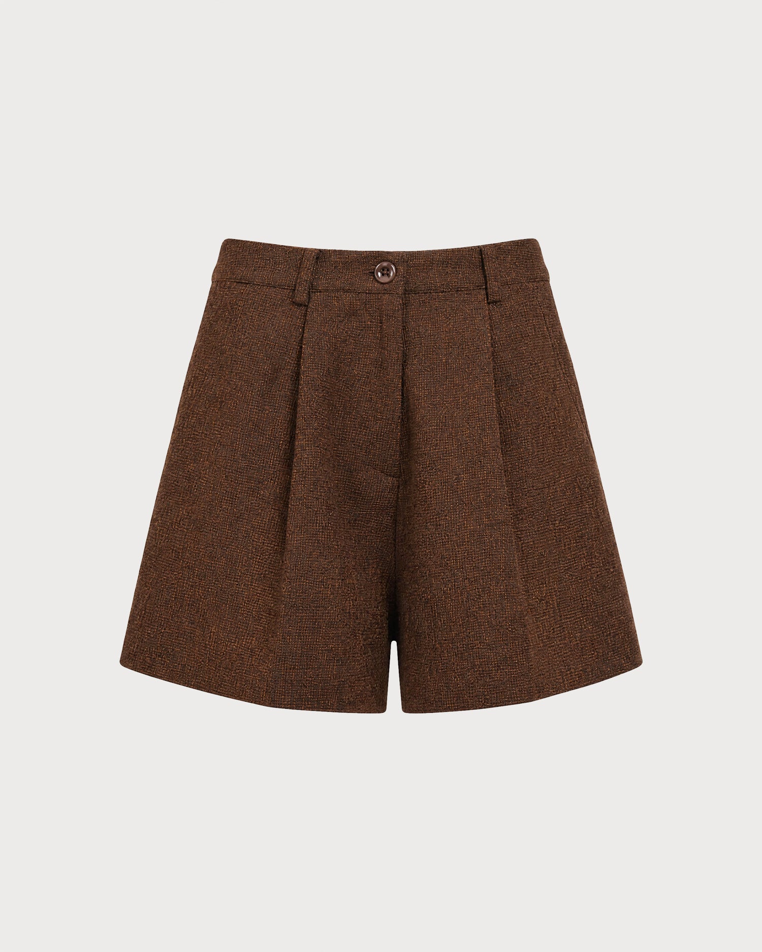 Shorts marrones lisos
