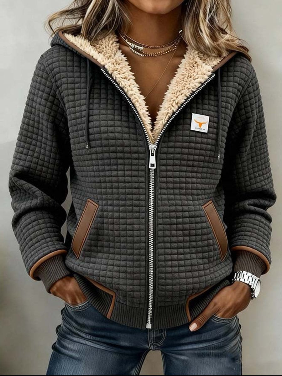 Chaqueta sherpa capucha