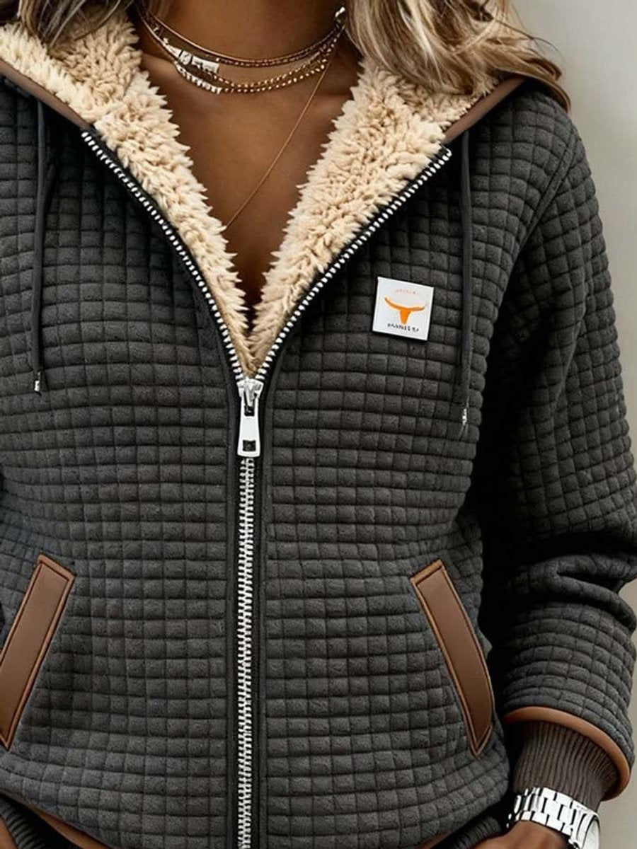 Chaqueta sherpa capucha