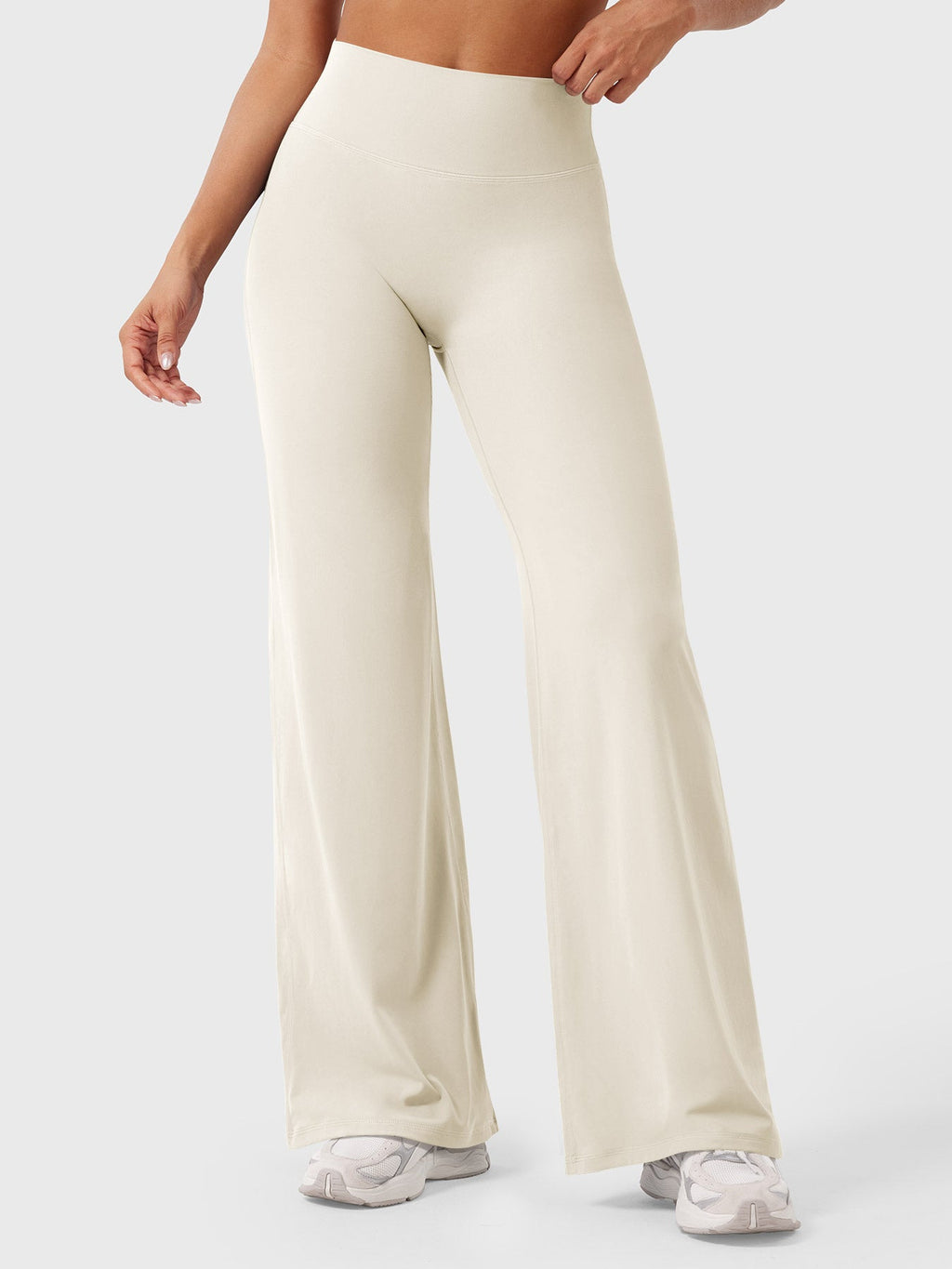 Yeoreo Ease Leggings de forro polar acogedor, de pierna recta, de 30,5 pulgadas