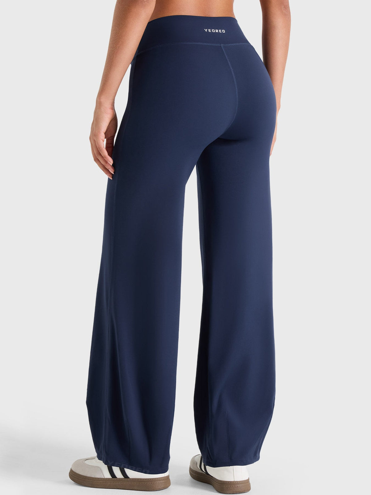 Yeoreo Ease – Leggings de tiro bajo efecto burbuja, con ajuste elegante y moldeador