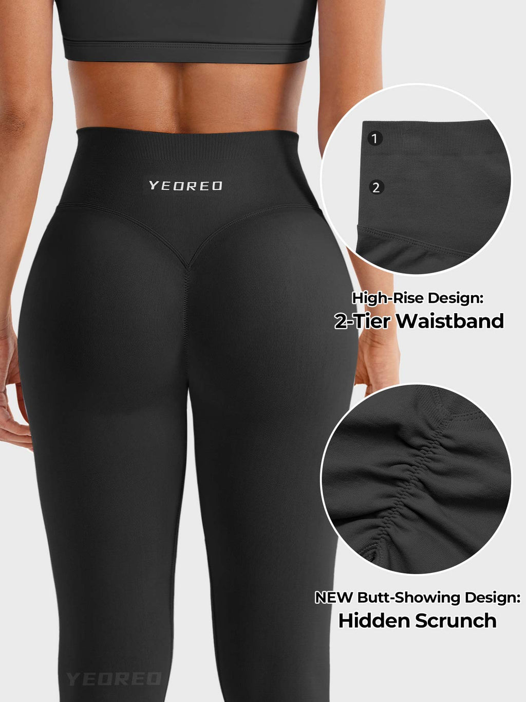 Leggings Yeoreo de cintura alta que realzan el contorno