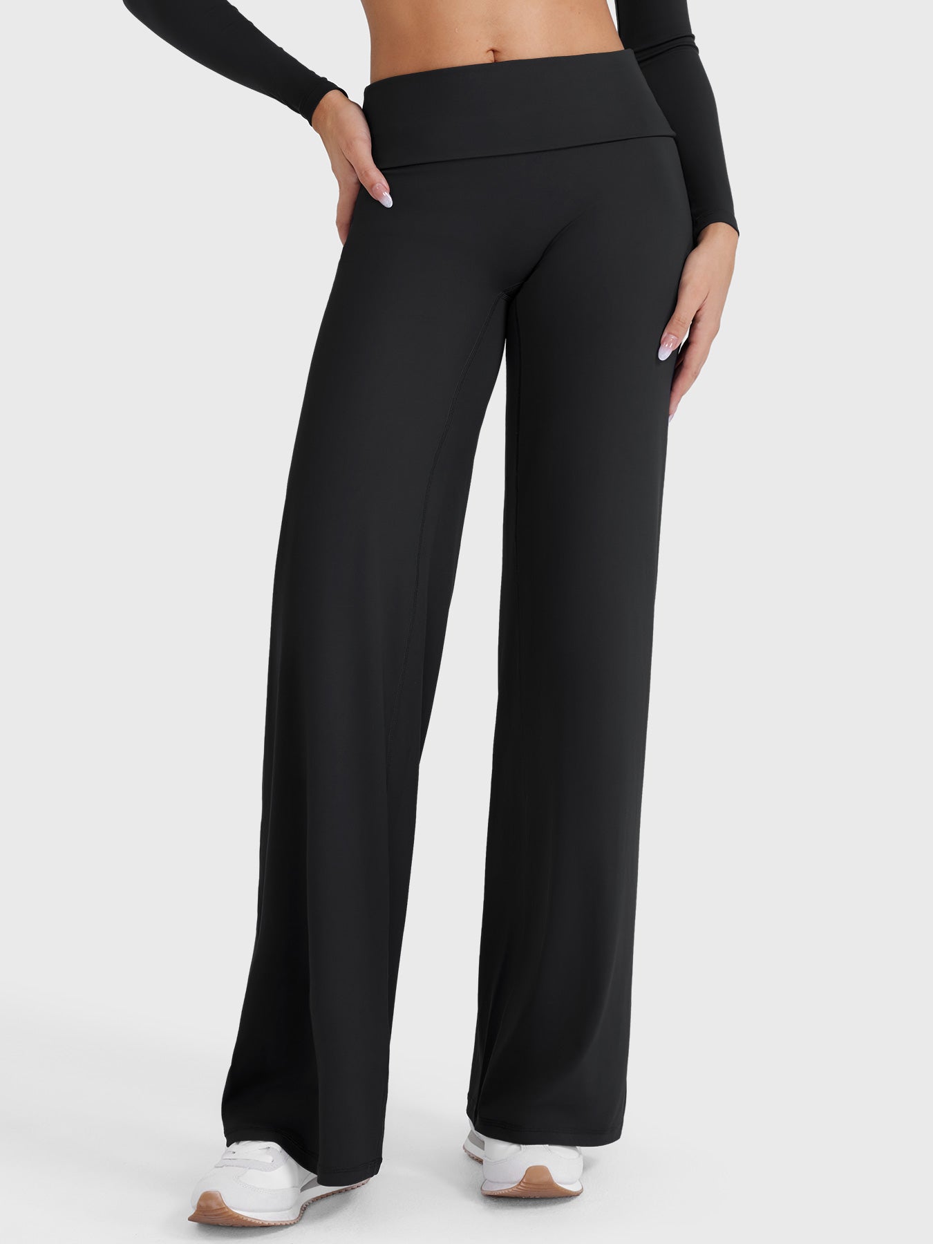 Leggings cintura doblada