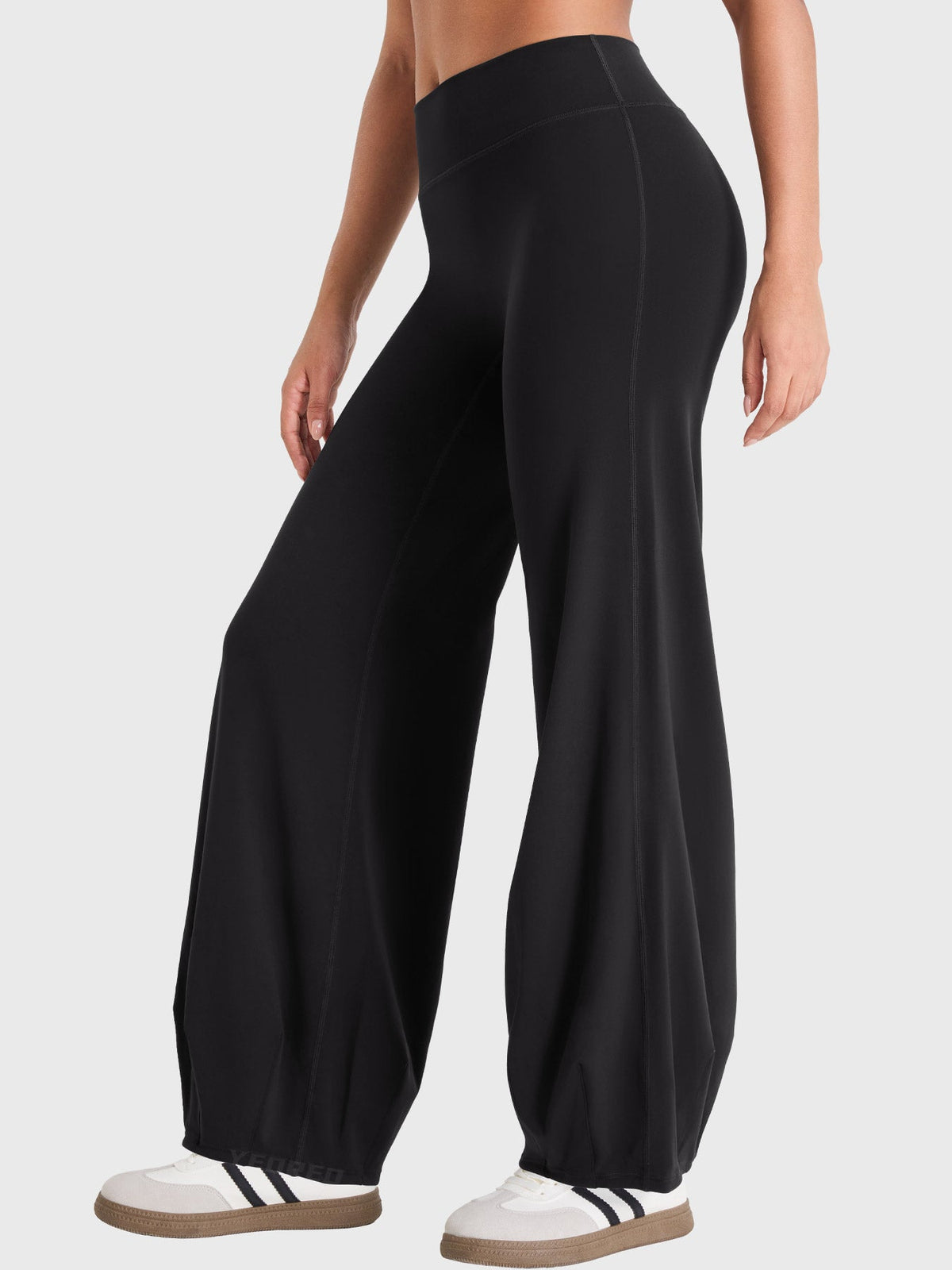 Yeoreo Ease – Leggings de tiro bajo efecto burbuja, con ajuste elegante y moldeador