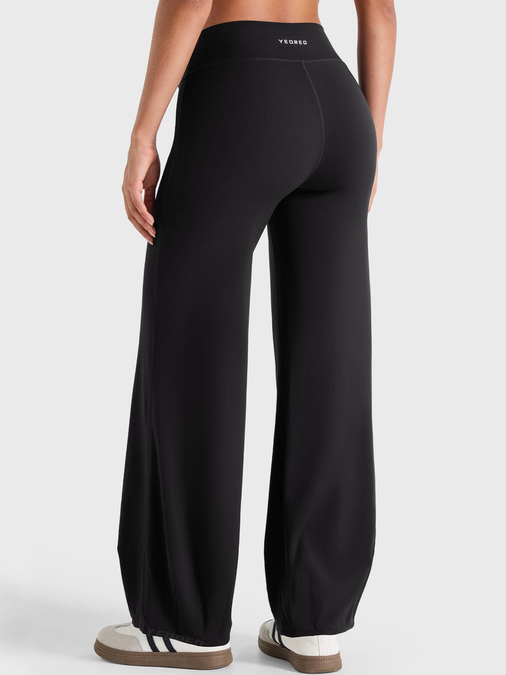 Yeoreo Ease – Leggings de tiro bajo efecto burbuja, con ajuste elegante y moldeador
