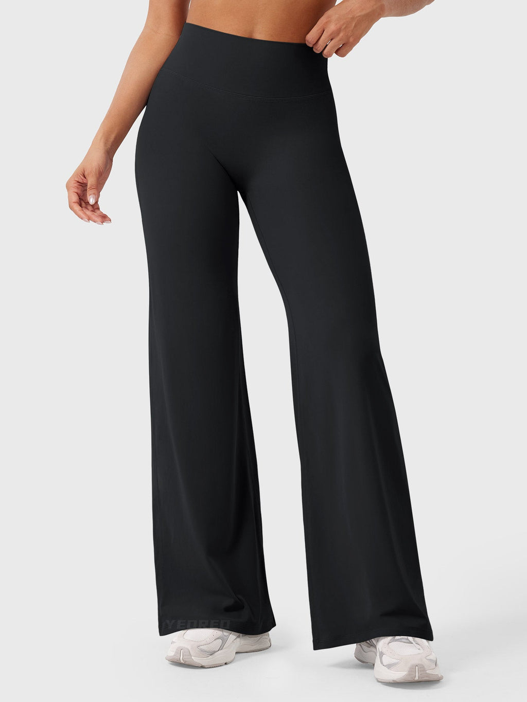 Yeoreo Ease Leggings de forro polar acogedor, de pierna recta, de 30,5 pulgadas