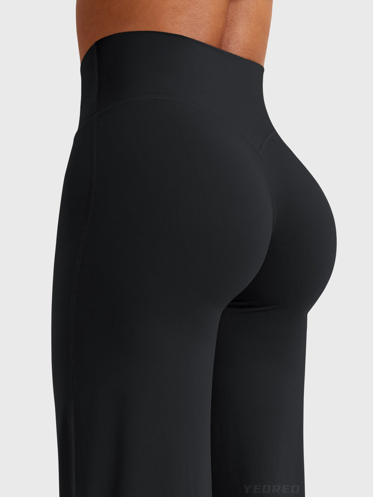 Yeoreo Ease Leggings de forro polar acogedor, de pierna recta, de 30,5 pulgadas