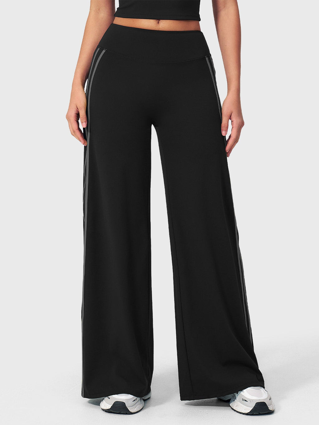 Leggings Yeoreo Ease de corte recto con elegantes rayas laterales