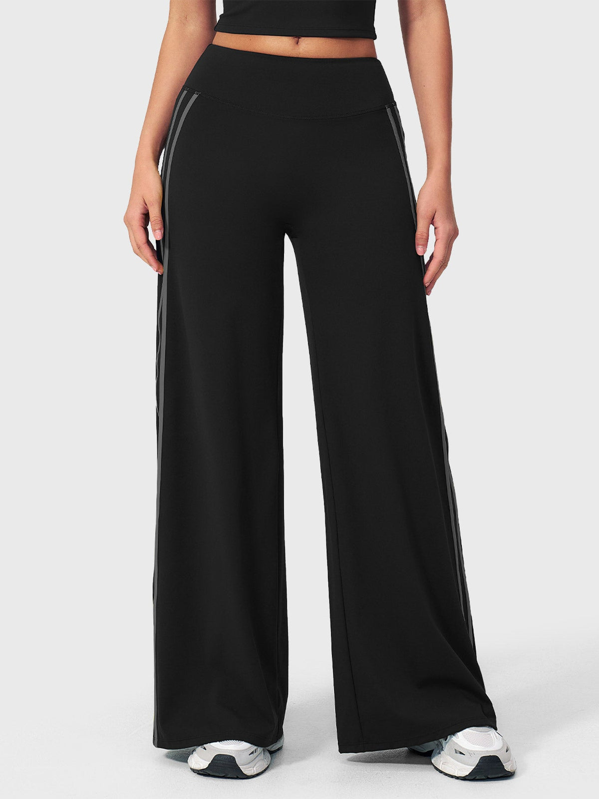 Leggings Yeoreo Ease de corte recto con elegantes rayas laterales