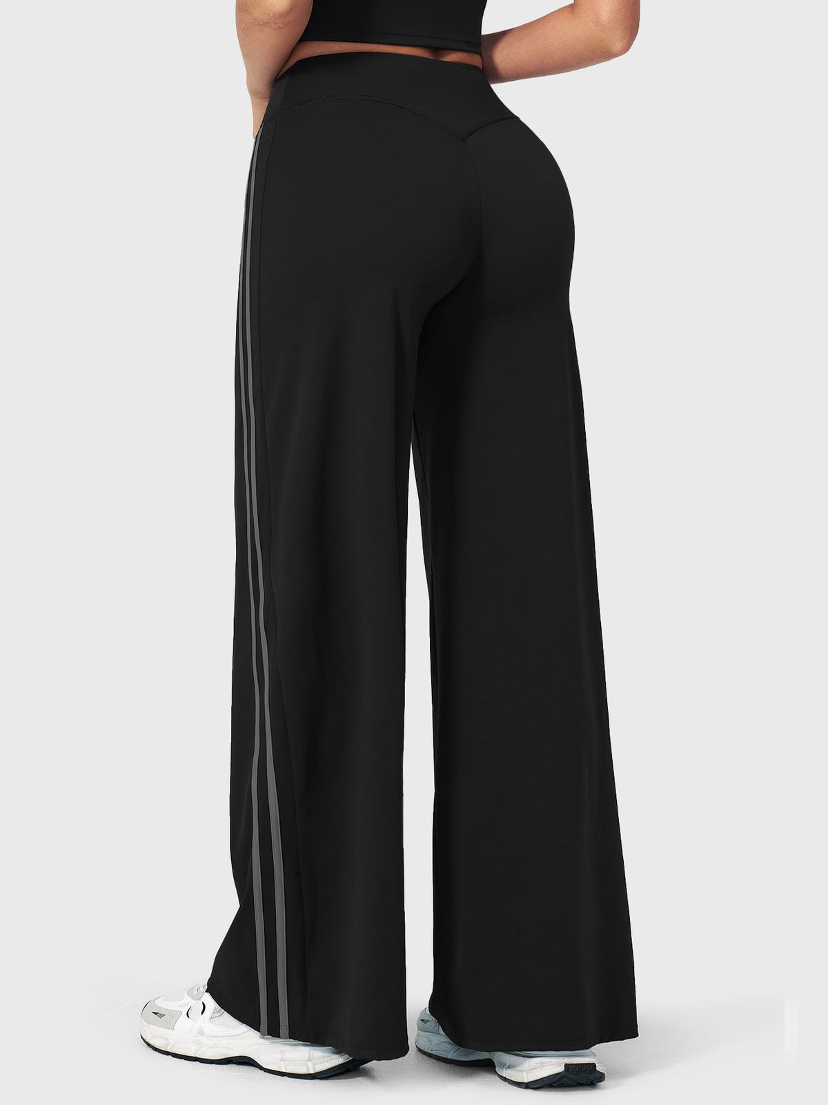 Leggings Yeoreo Ease de corte recto con elegantes rayas laterales