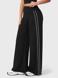 Leggings Yeoreo Ease de corte recto con elegantes rayas laterales
