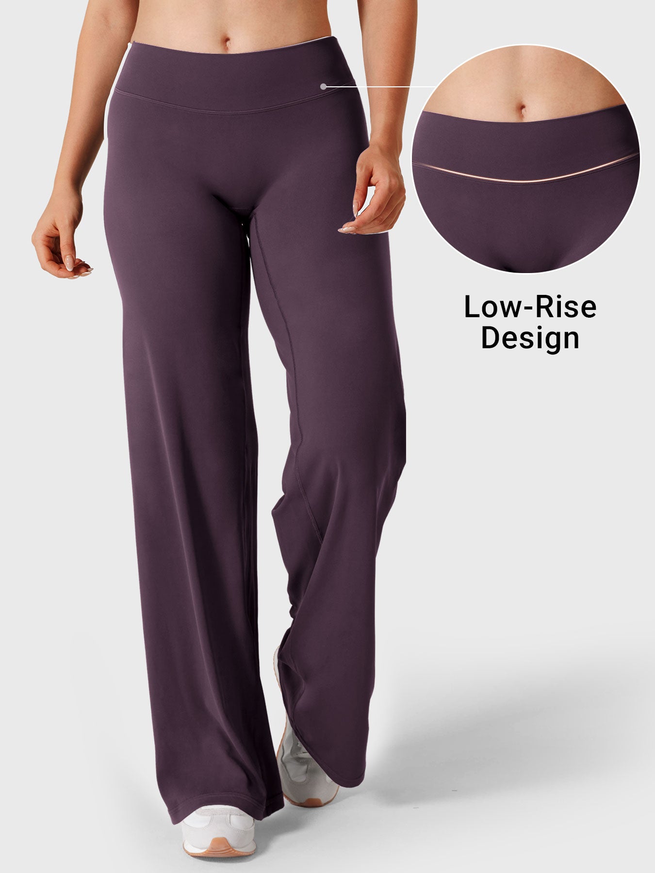 Leggings bajos rectos