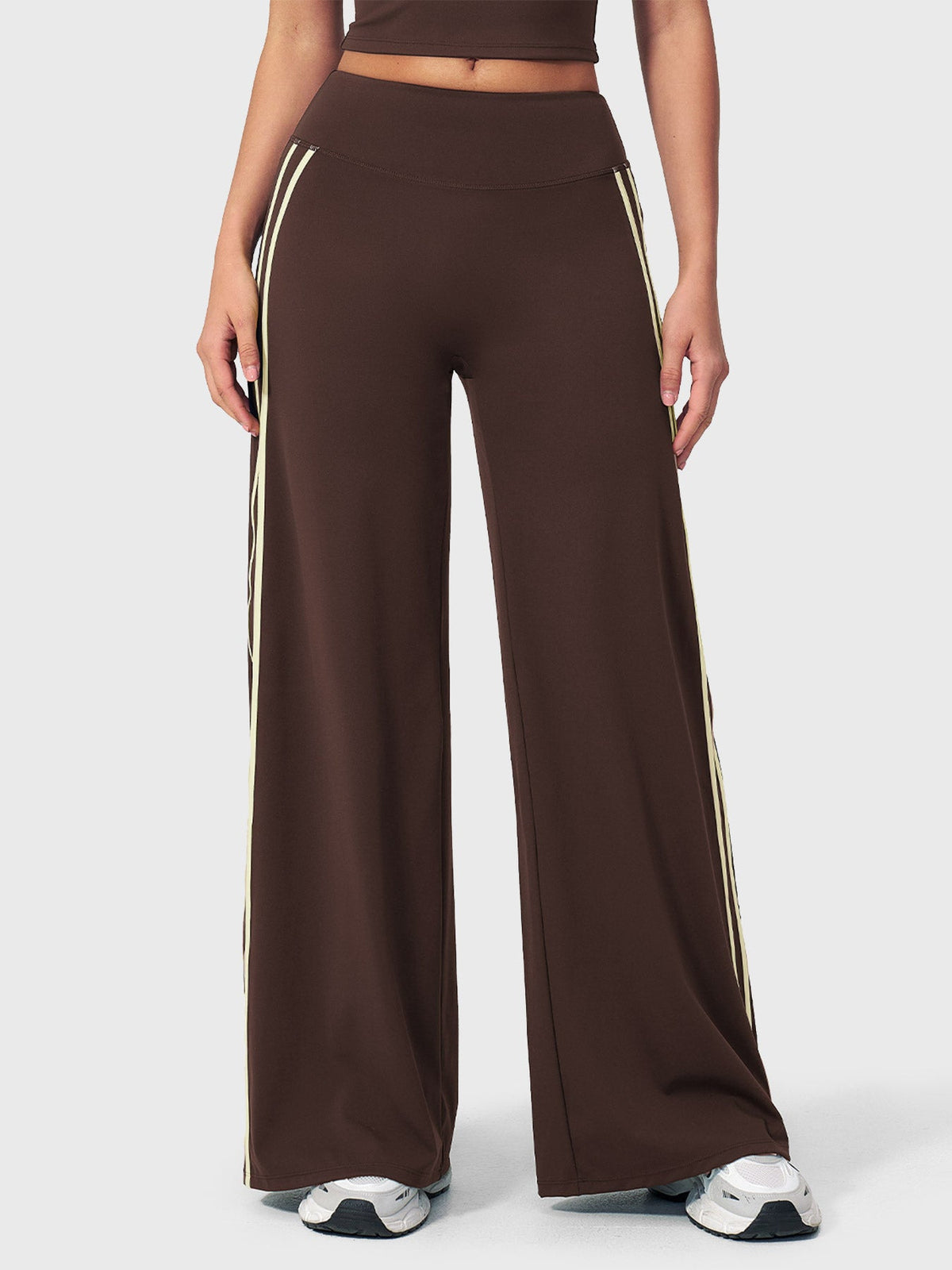Leggings Yeoreo Ease de corte recto con elegantes rayas laterales