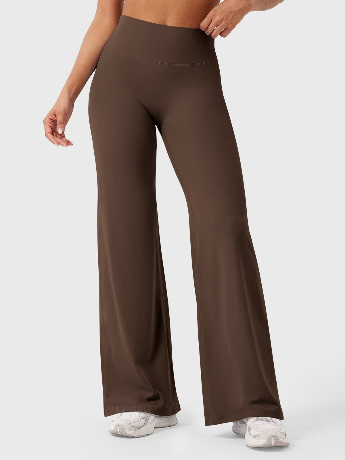 Yeoreo Ease Leggings de forro polar acogedor, de pierna recta, de 30,5 pulgadas