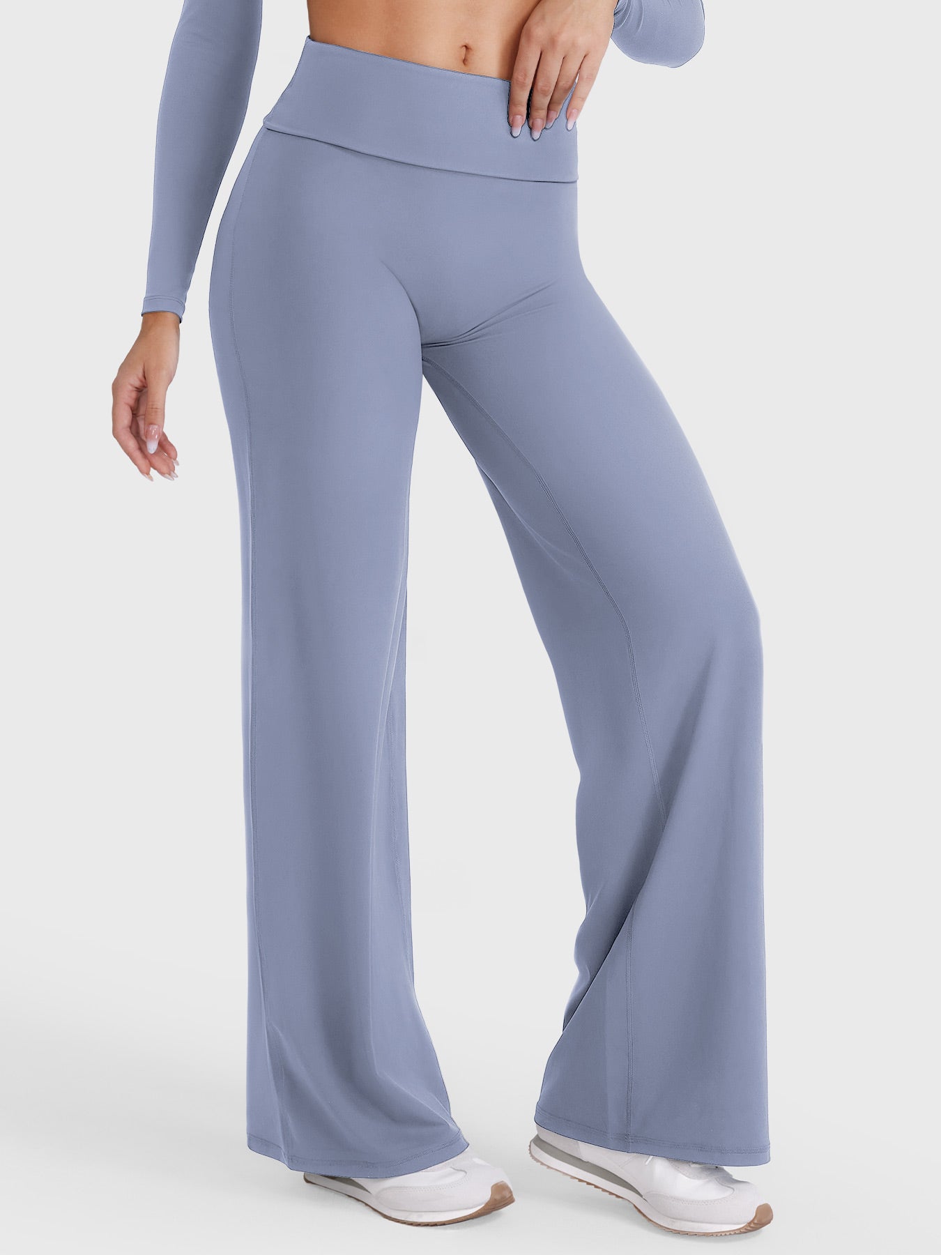 Leggings cintura doblada