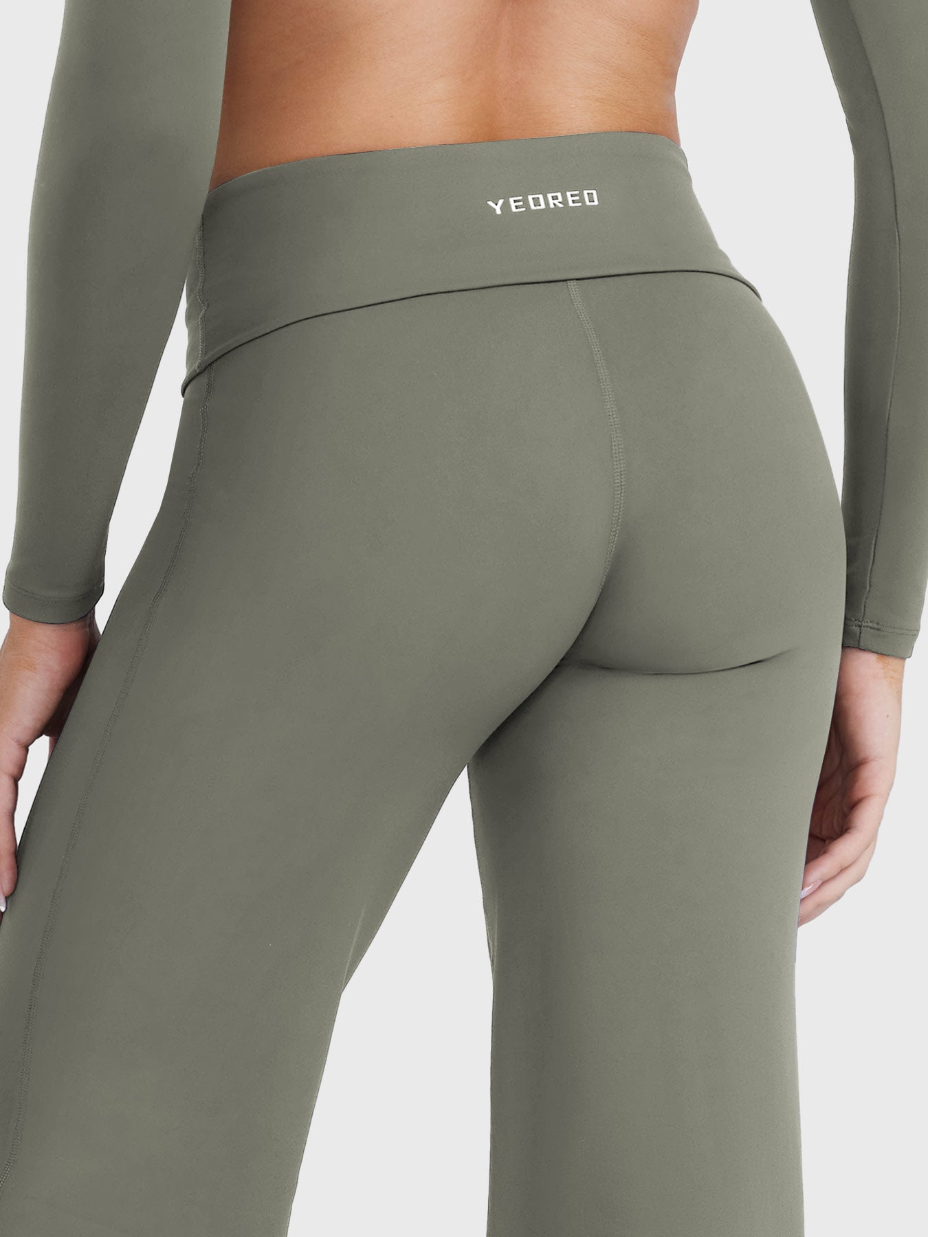 Leggings cintura doblada