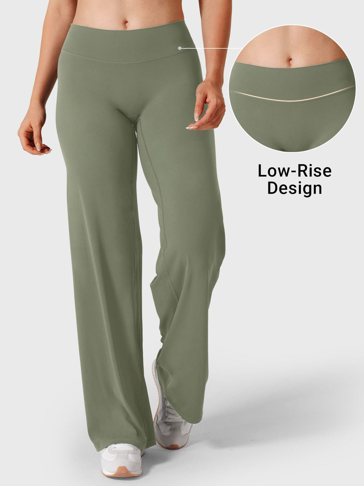 Leggings Yeoreo Ease de tiro bajo y pierna recta de 31,5 pulgadas