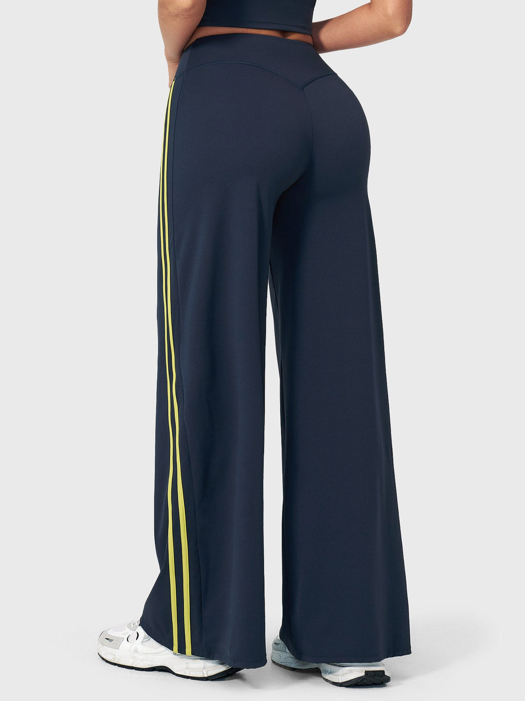 Leggings Yeoreo Ease de corte recto con elegantes rayas laterales