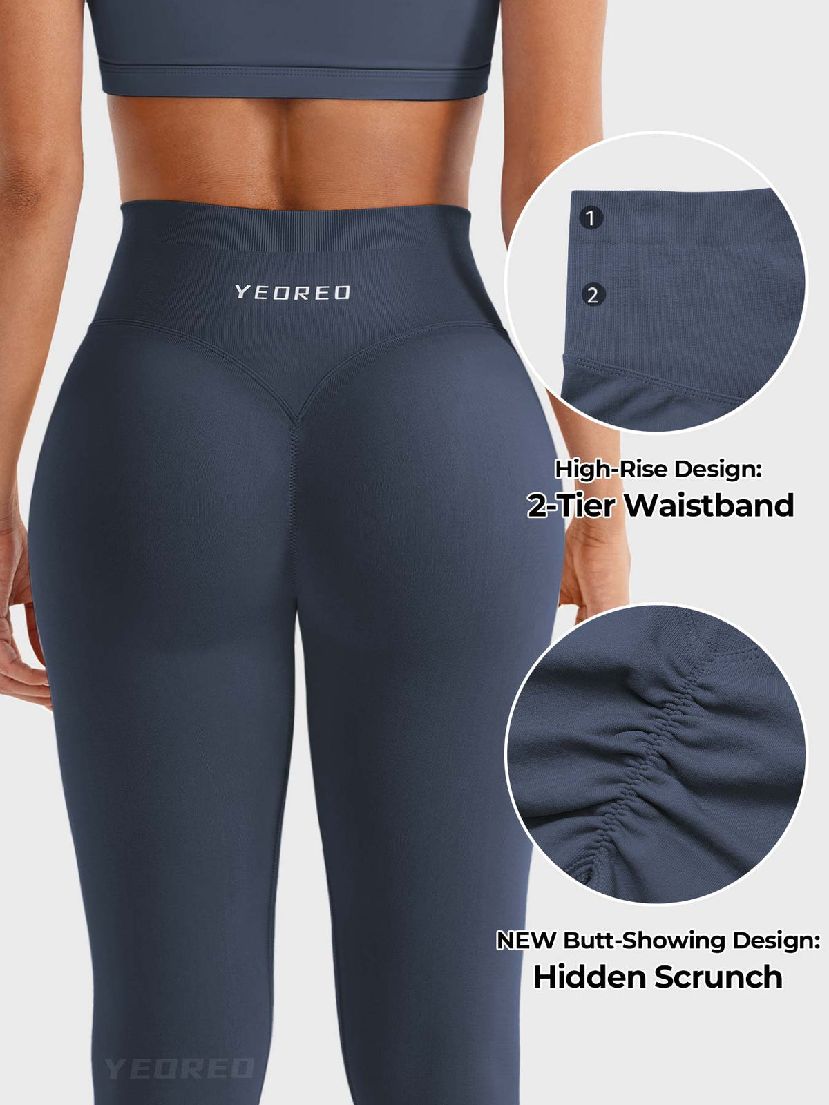 Leggings Yeoreo de cintura alta que realzan el contorno