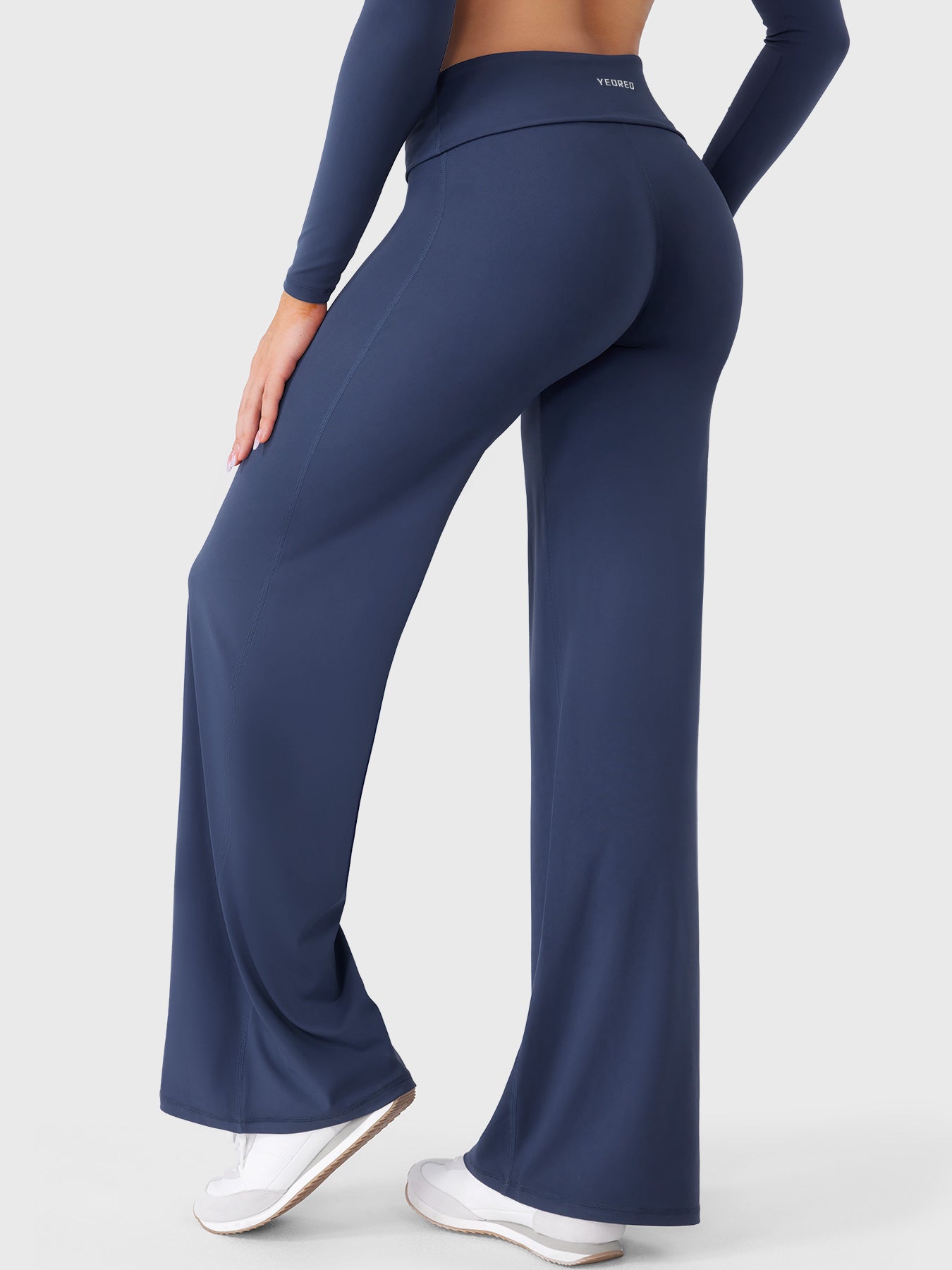 Leggings cintura doblada